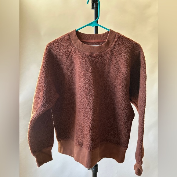 Everlane ReNew Sherpa fleece sweatshirt - Picture 2 of 5